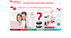 Desktop Screenshot of moulinex.de