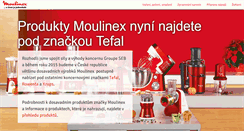 Desktop Screenshot of moulinex.cz