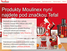 Tablet Screenshot of moulinex.cz